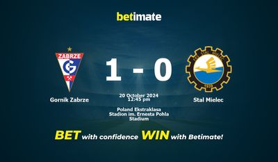 Gornik Zabrze vs Stal Mielec Prediction, Odds & Betting Tips 10/20/2024