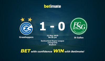 Grasshoppers vs St Gallen Prediction, Odds & Betting Tips 05/22/2025