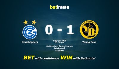 Grasshoppers vs Young Boys Prediction, Odds & Betting Tips 03/02/2025