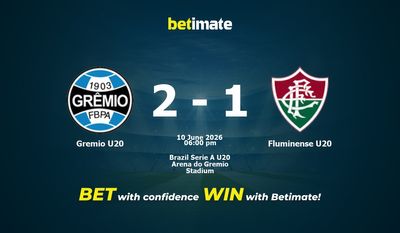 Gremio U20 vs Fluminense U20 Prediction, Odds & Betting Tips 06/10/2026