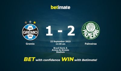 Gremio vs Palmeiras Prediction, Odds & Betting Tips 09/22/2023