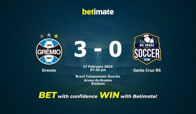 Gremio vs Santa Cruz RS التوقعات، الاحتمالات ونصائح الرهان 17/02/2024