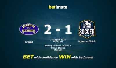 Grorud vs Stjørdals/Blink Prediction, Odds & Betting Tips 08/24/2025