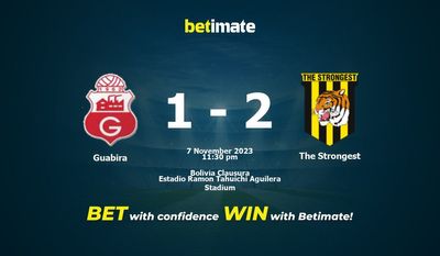 Guabira vs The Strongest Prediction, Betting Tips & Odds │21