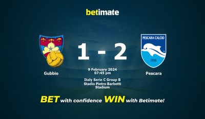 Gubbio vs Pescara التوقعات، الاحتمالات ونصائح الرهان 09/02/2024