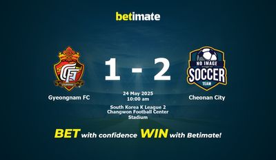 Gyeongnam FC vs Cheonan City Prediction, Odds & Betting Tips 05/24/2025