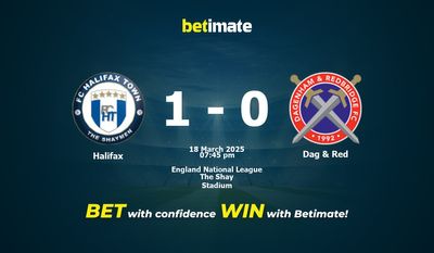 Halifax vs Dag & Red Prediction, Odds & Betting Tips 03/18/2025