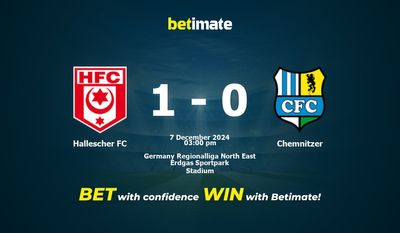 Hallescher FC vs Chemnitzer Prédiction, cotes et conseils de paris 07/12/2024