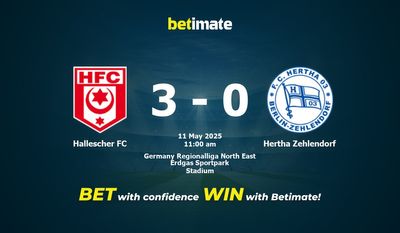 Hallescher FC vs Hertha Zehlendorf Prediction, Odds & Betting Tips 05/11/2025