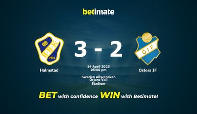 Halmstad vs Osters IF Prediction, Odds & Betting Tips 04/14/2025