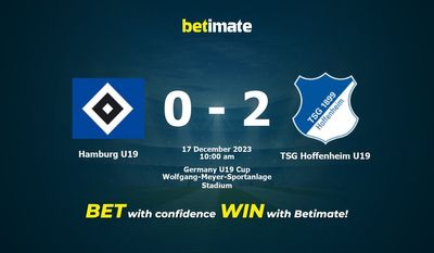 Hamburg U19 vs TSG Hoffenheim U19 Prediction, Odds & Betting Tips 12/17/2023