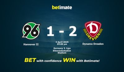 Hannover II vs Dynamo Dresden Prediction, Odds & Betting Tips 04/04/2025