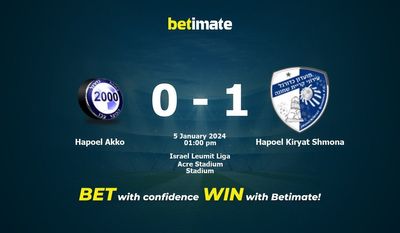Hapoel Akko vs Hapoel Kiryat Shmona التوقعات، الاحتمالات ونصائح الرهان 01/05/2024