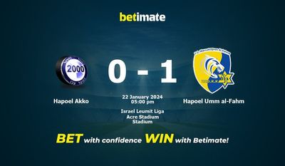 Hapoel Akko vs Hapoel Umm al-Fahm التوقعات، الاحتمالات ونصائح الرهان 22/01/2024