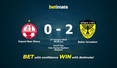Hapoel Beer Sheva vs Beitar Israel 预测、赔率和投注技巧 01/27/2024