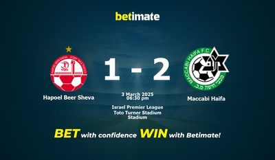 Pronostic Hapoel Beer Sheva vs Maccabi Haifa, cotes et conseils de paris 03/03/2025