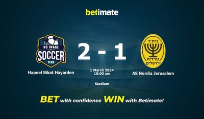 Hapoel Bikat Hayarden vs AS Nordia القدس التوقعات، الصعاب ونصائح الرهان 01/03/2024