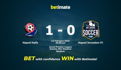 Hapoel Haifa vs Hapoel Israel FC التوقعات، الاحتمالات ونصائح الرهان 12/02/2024