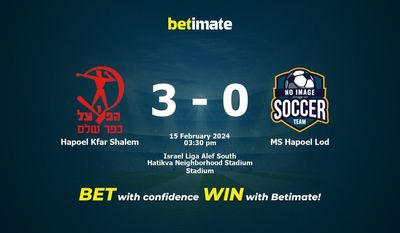 Hapoel Kfar Shalem বনাম MS Hapoel Lod ভবিষ্যদ্বাণী, মতভেদ এবং বাজির টিপস 02/15/2024