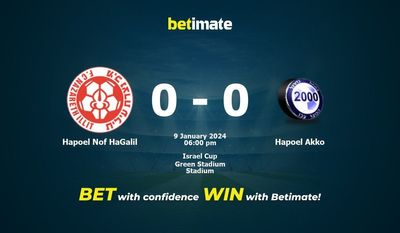 Hapoel Nof HaGalil vs Hapoel Akko التوقعات، الصعاب ونصائح الرهان 09/01/2024
