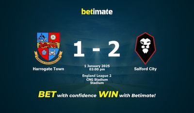 Dự đoán Harrogate Town vs Salford City, Tỷ lệ cược & Mẹo cá cược 01/01/2025