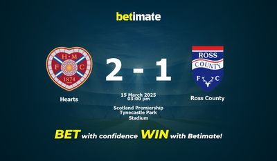 Hearts vs Ross County Prediction, Odds & Betting Tips 03/15/2025