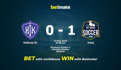 Hellerup IK vs Ishoj Prediction, Odds & Betting Tips 05/13/2025