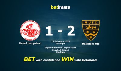 Pronostici, quote e suggerimenti per le scommesse Hemel Hempstead vs Maidstone Utd 15/02/2025