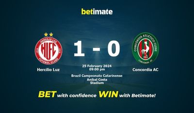 Hercilio Luz vs Concordia AC التوقعات، الصعاب ونصائح الرهان 25/02/2024