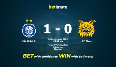 HJK Helsinki vs FC Ilves Prediction, Odds & Betting Tips 09/28/2024
