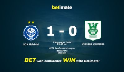 HJK Helsinki vs Olimpija Ljubljana Prediction, Odds & Betting Tips 11/07/2024