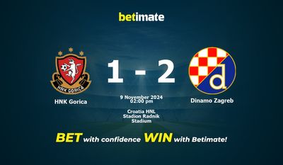 HNK Gorica vs Dinamo Zagreb Prédiction, cotes et conseils de paris 11/09/2024