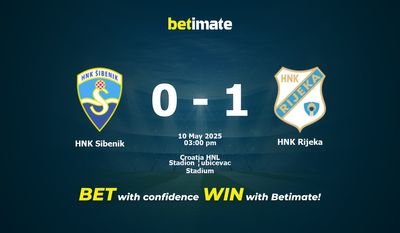 HNK Sibenik vs HNK Rijeka Prediction, Odds & Betting Tips 05/10/2025