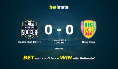Ho Chi Minh City II vs Dong Thap Prediction, Odds & Betting Tips 04/13/2025