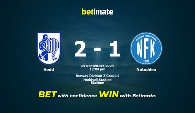 Hodd vs Notodden Prediction, Odds & Betting Tips 09/14/2024