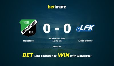 Honefoss vs Lillehammer Prediction, Odds & Betting Tips 01/18/2026