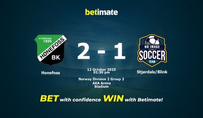 Honefoss vs Stjørdals/Blink Prediction, Odds & Betting Tips 10/12/2025