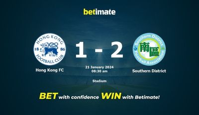 Hong Kong FC vs Southern District التوقعات، الاحتمالات ونصائح الرهان 21/01/2024