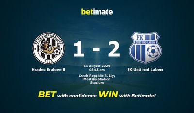 Hradec Kralove B vs FK Usti nad Labem Prediction, Odds & Betting Tips 08/11/2024