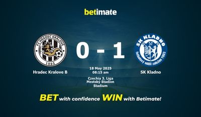 Hradec Kralove B vs SK Kladno Prediction, Odds & Betting Tips 05/18/2025