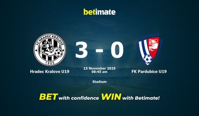 Hradec Kralove U19 vs FK Pardubice U19 Prediction, Odds & Betting Tips 11/15/2025