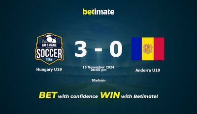 Hungary U19 vs Andorra U19 Prediction, Odds & Betting Tips 11/15/2024