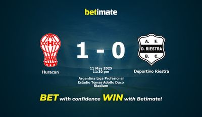 Huracan vs Deportivo Riestra Prediction, Odds & Betting Tips 05/11/2025
