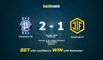 Husqvarna FF vs Jonsereds IF Prediction, Odds & Betting Tips 06/20/2024