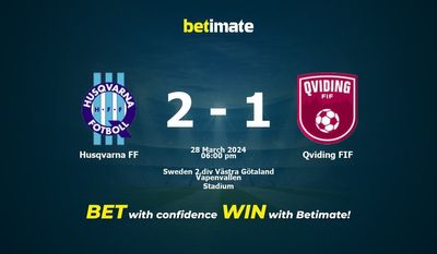Husqvarna FF vs Qviding FIF Prediction, Odds & Betting Tips 03/28/2024