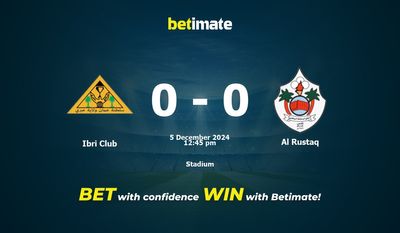 Ibri Club vs Al Rustaq Prediction, Odds & Betting Tips 12/05/2024