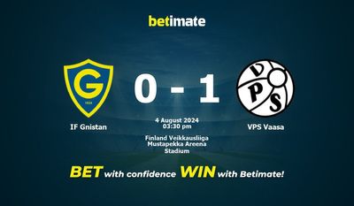 IF Gnistan vs VPS Vaasa Prediction, Odds & Betting Tips 08/04/2024