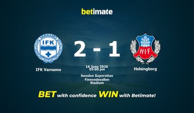 IFK Varnamo vs Helsingborg Prediction, Odds & Betting Tips 06/16/2026