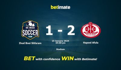 Ihud Bnei Shfaram vs Hapoel العفولة التوقعات، الاحتمالات ونصائح الرهان 2024/01/15