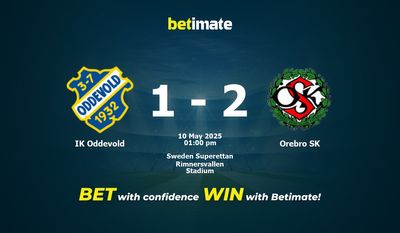 IK Oddevold vs Orebro SK Prediction, Odds & Betting Tips 05/10/2025